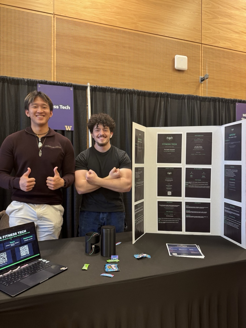 Fitness Tech booth at the RSO fair